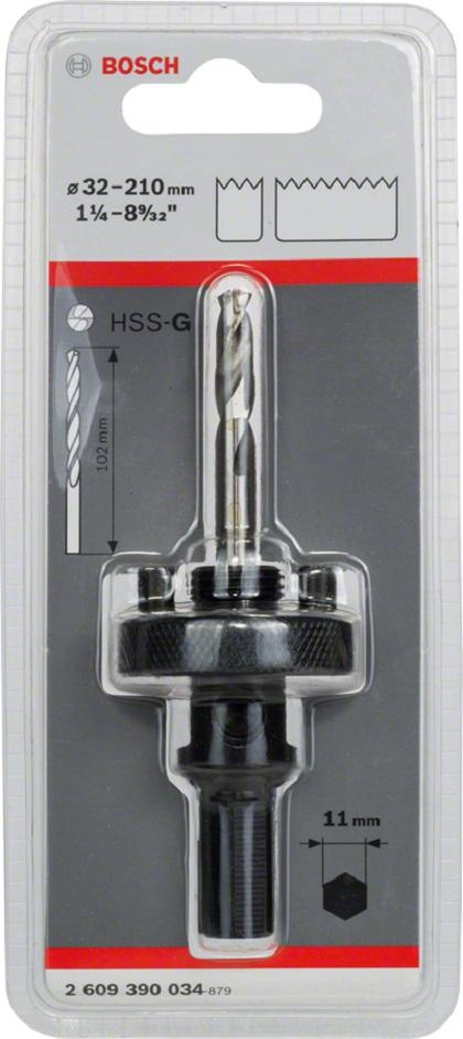 Hexagon Handle For Bimetal Hole Saws 32-210Mm - B 2609390034