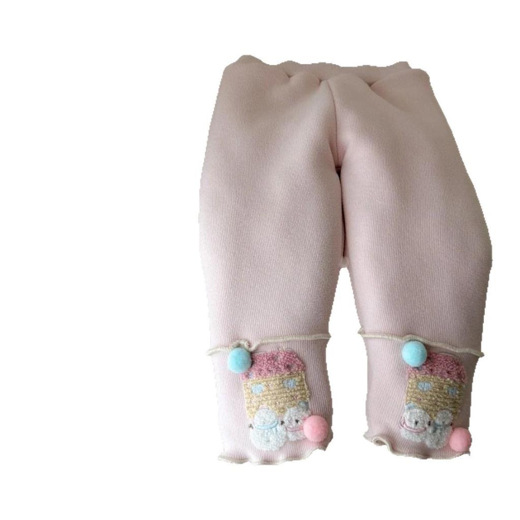 Ensemble Hiver Filles 2025 Élégant Princesse Doublé Polaire Vêtement d'Extérieur & Leggings