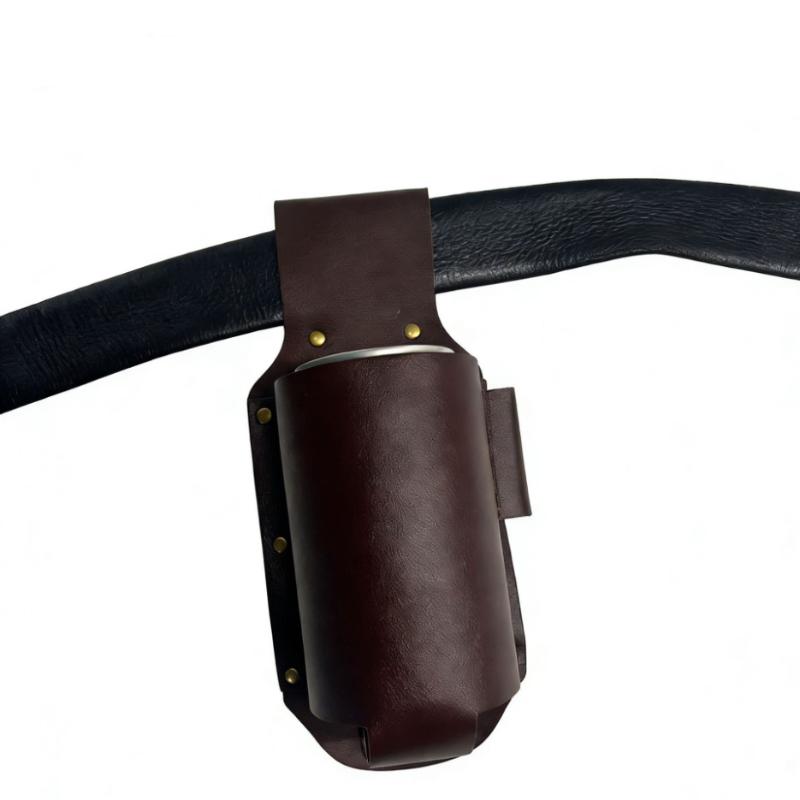 Leather Beer Can Bottle Carrier 1Pcs Waist Strap Sturdy Build Easy Belt Attach for Outdoor Picnic Beach Parties