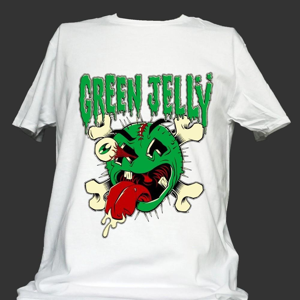 

ЗЕЛЕНАЯ ЖЕЛЕЙНАЯ ПАНК-РОК ФУТБОЛКА унисекс S-3XL 4XL