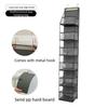 4/6Tier Over The Door Organizer Miscellaneous Clothes Toy Hanging Storage Bag With Mesh Pockets Shelves For Closet Bedroom Dorm