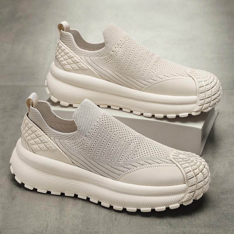 Sommer atmungsaktive Fliegenweb-Netz-Schuhe Outdoor-Freizeit-Sport schwarze weiche Sohle trendige Schuhe