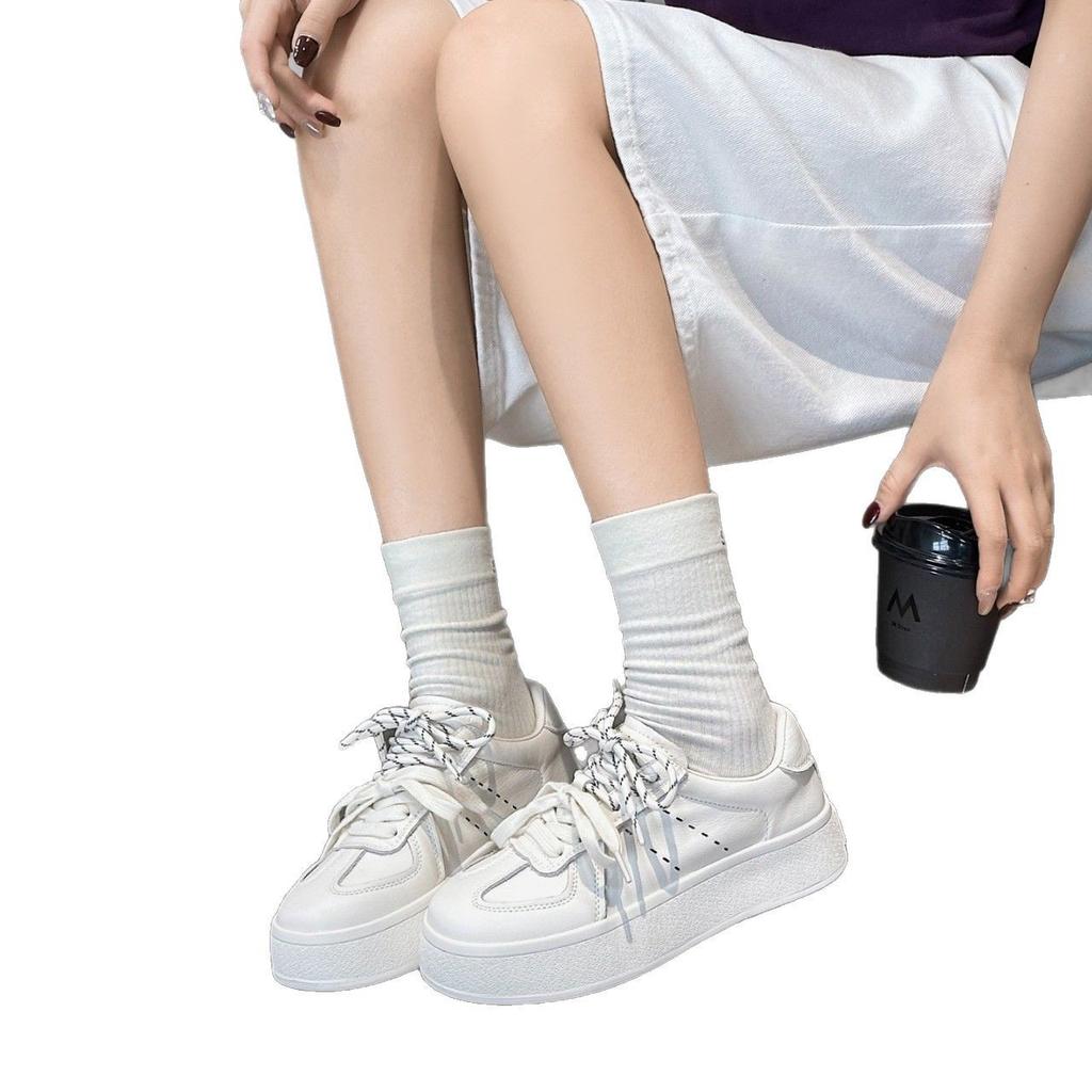Non-slip thick-soled versatile retro German training shoes women's 2025 spring new sports little white shoes lightweight casual board shoes