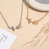 Chalcedony Tulip Clavicle Necklace: Elegant Cat's Eye Pendant, Perfect Birthday Gift for Women