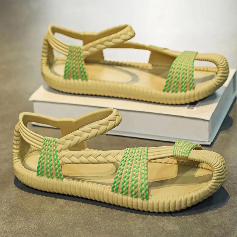 Shoes for Men Casual Man Sandals Open Toe Flat New Design 2024 Luxury Designer Non-slip Summer Outdoor 39 Daily Use Stylish Buy