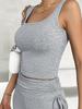 Diyun Women's 2024 Spring/Summer Casual Slim-fit Tank Top & Long Pants Set - European & American Style