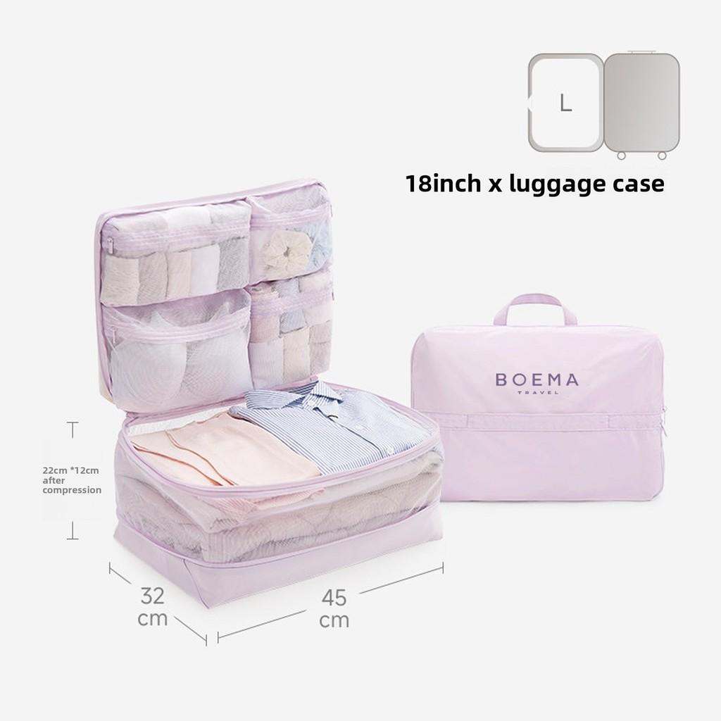 Multifunctional Travel Storage Bag With Compartments For Luggage Use