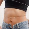 Europe, America, geometric disc Devil's eye waist chain Women's waist chain Simple waist decoration Xiaoxiangfeng
