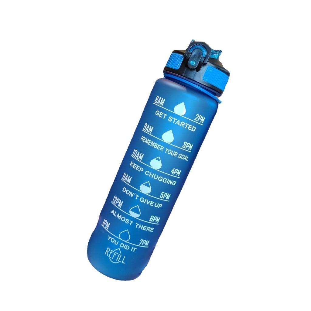Adult Plastic Water Cup With Gradient Design And Straw For Office And Outdoor Use