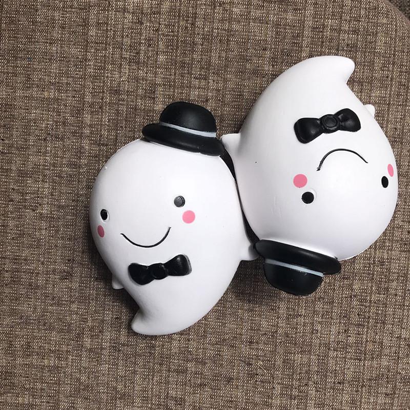 Emotional Visual And Intellectual Development Pu Foam Squishy Ghost Toy For Boys And Girls