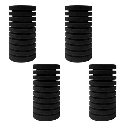 PLEAVIT Replacement Sponge Filters for Aquariums (XY-2822), Filtration for Tropical Fish, Goldfish, and Medaka, Set of 4