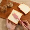 4-piece set of long handle double-head silicone small scraper (multi-color) kitchen pastry silicone scraper