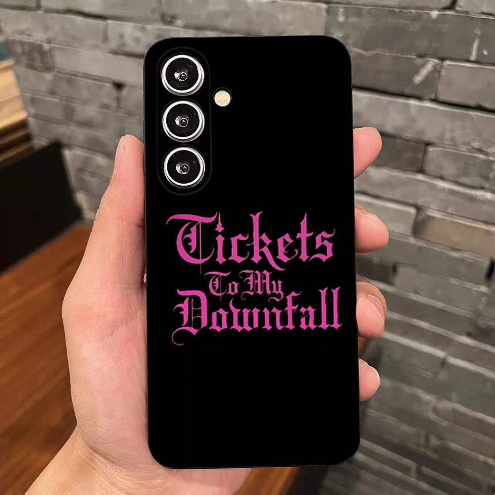 MGK Tickets To My Downfall Handyhülle Für Samsung S25 Edge S24 S23 S22 S21 S20 Ultra Plus Fe Galaxy A54 A53 A34 A25 A16 Silikon