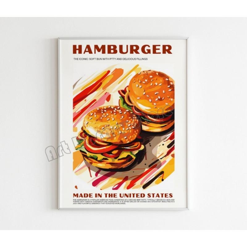 Retro Italian Japanese Thai Food Pizza Sushi Paella Poster Canvas Painting Wall Pictures Home Kitchen Decor Housewarming Gift