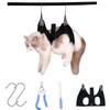 Dog and Cat Grooming Hammock Helper with Magic for Puppies and Nail Trimming with Nail Nail Restraint Soft for Pet Care [Senteria] Seal, Cats, Aid,