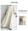2025 New Middle Eastern Muslim Women's Simple Abaya Dress