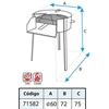 Barbecue Rond - IMEX EL ZORRO - 60 X 75 Cm - Charbon - Support Poêle À Paella - 5 Personnes