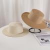 Summer New Men's and Women's Flat-top Sun Hat Sun Hat Travel Beach Hat Women's Top Hat Sun-proof Wild Grass