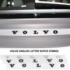 3D ABS Letters Car Rear Trunk Tailgate Side Fender Badge Emblem Sticker for Auto Decoration