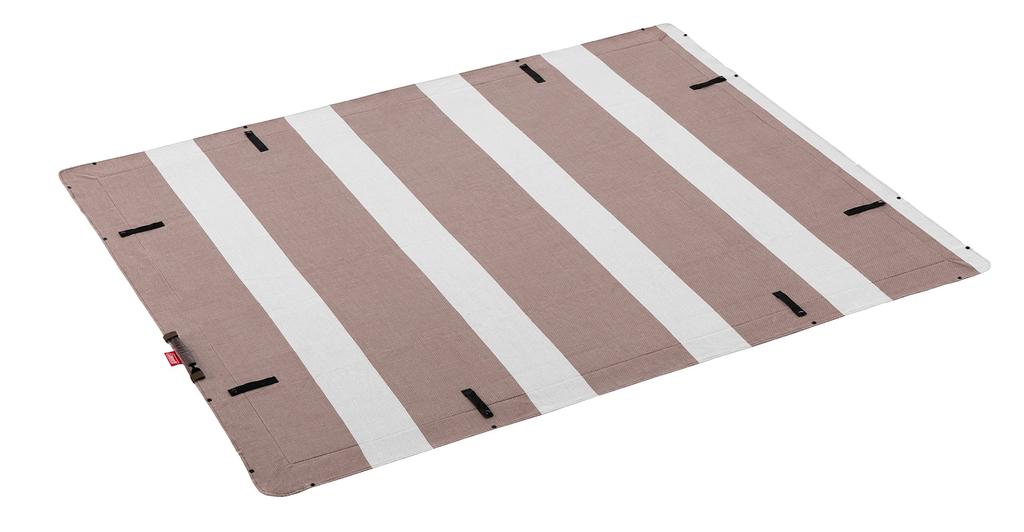 Coleman Leisure Sheet Deluxe Greige Stripe