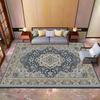 Klasický perský koberec do obývacího pokoje Retro styl Dekorace Domácí koberce do ložnice Velká plocha Protiskluzový Omyvatelný Podložka na podlahu do obývacího pokoje