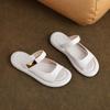 Open-toed comfortable thick-bottomed casual cool slippers women's summer new fashionable and versatile outer wear flat-heeled beach slippers
