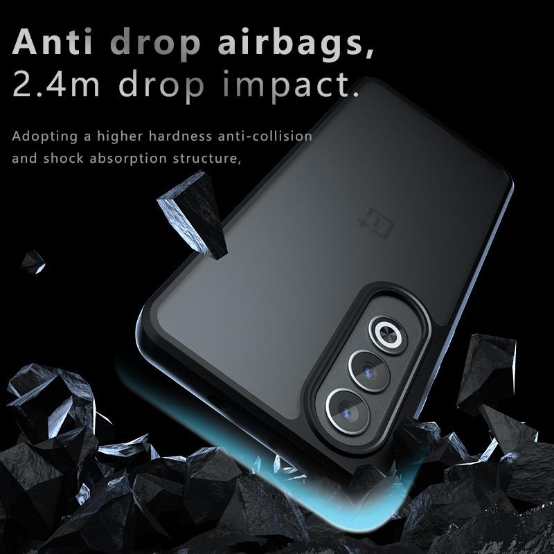 For OnePlus Nord CE4 5G Case TPU+PC Matte Touch Non-Slip Phone Cover