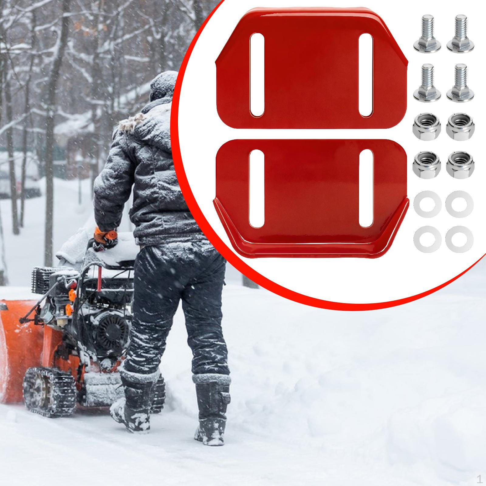 

2x Черевики ковзанок снігоприбирача, 784-5580-0637 Ремонтне кріплення 780-420 Черевики снігоприбирача