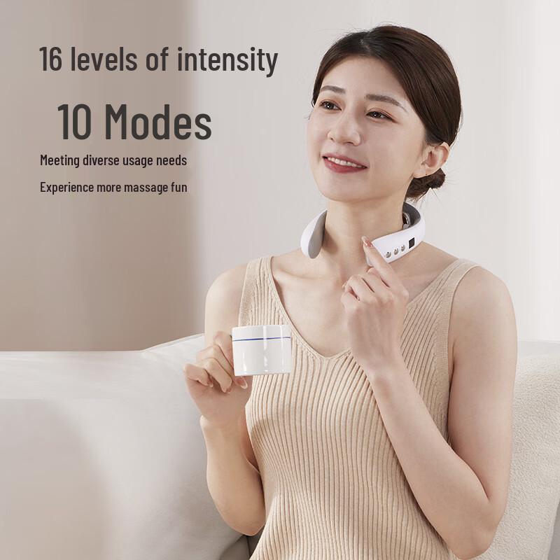 Jiancheng Z06-10 Bluetooth Pulse Neck Massager with Heat CN Plug (adapter Included)