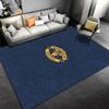 "Blue Carpet with Manchester United Logo Design for Living Room Decor" Suitable for use as an anti-slip for living room bedroom sofas