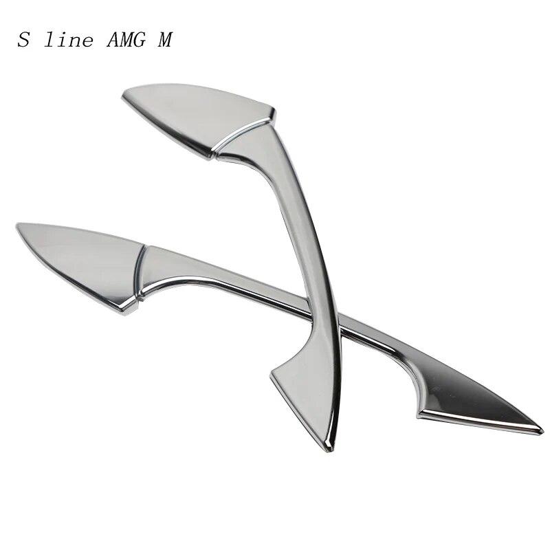 Car Styling Outer Door Bowl And Handle Protective Stickers Cover Trim for Mercedes Benz GLE W166 ML GL GLS X166 Auto Accessories