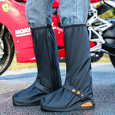 Rain Shoe Cover Motorcycle Scooter Bike Rain Shoes Cover Unisex Shoes Protectors One Pair Non-Slip Boot Covers  Rainy Snowy Day