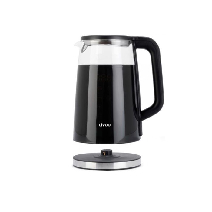 Bouilloire Digitale À Température Variable - Capacité 1,7 L - Puissance 1850-2200 W - Corps En Verre Borosilicate