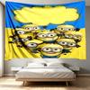 Minions Print Tapestry - Portable Wall Decor Cloth, for Home, Dorm, Travel, Bedroom, Living Room - Ideal Birthday Housewarming Gift