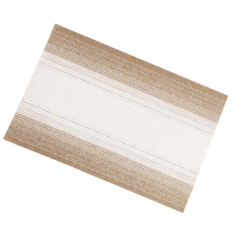 Premium Waterproof Oil-proof PVC Desk Mat: Wash-free, Heat-resistant Woven Placemat for Home, Hotel, and Restaurant Dining.