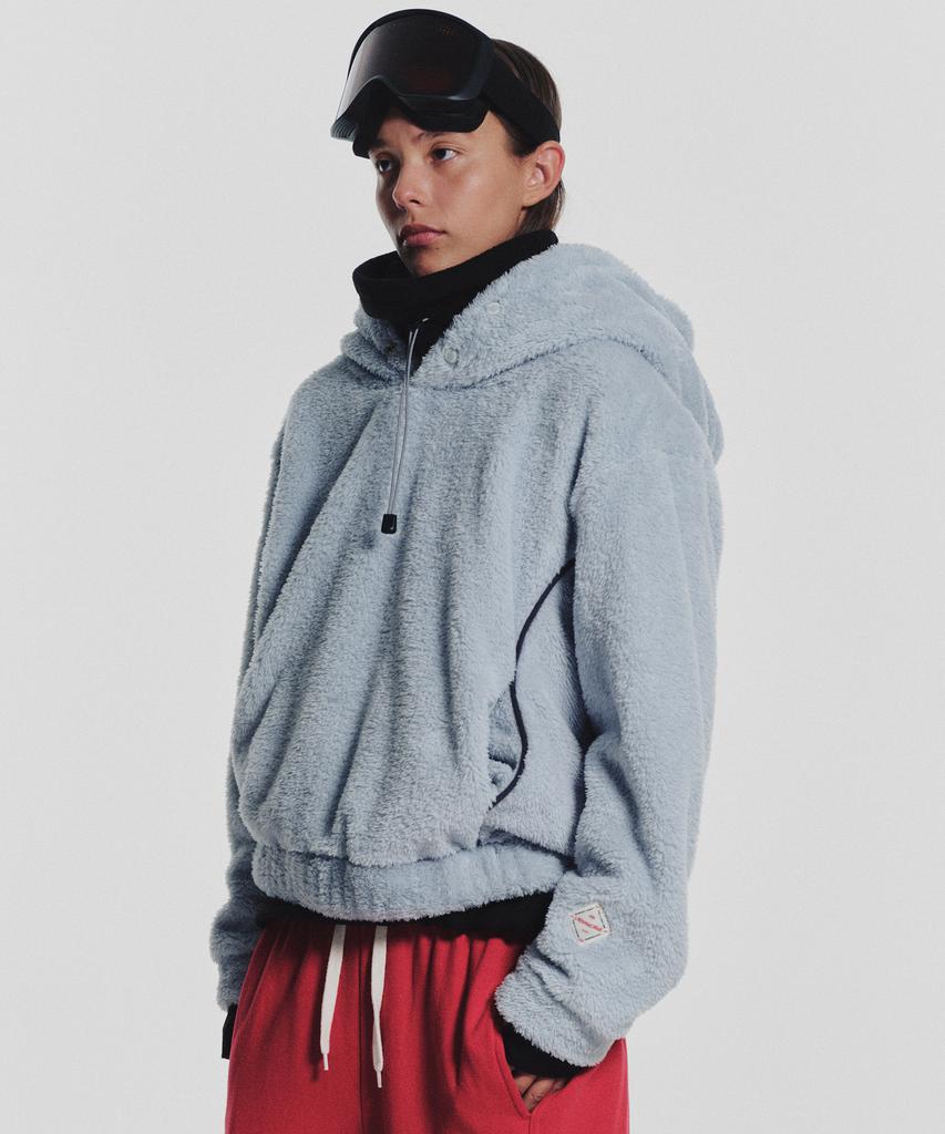 Pogme Fleece String Hoodie_Mint