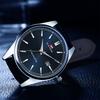 Business Men's Watch Fashion Trend Blue Stainless Steel Waterproof Date Display Quartz Movement Boutique Men Casual Watch Reloj