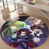 Personalized Code Geass Round Chair Office Rug - Perfect for Mat, Office Chair & More - Ideal Gift for Birthdays and Holidays
