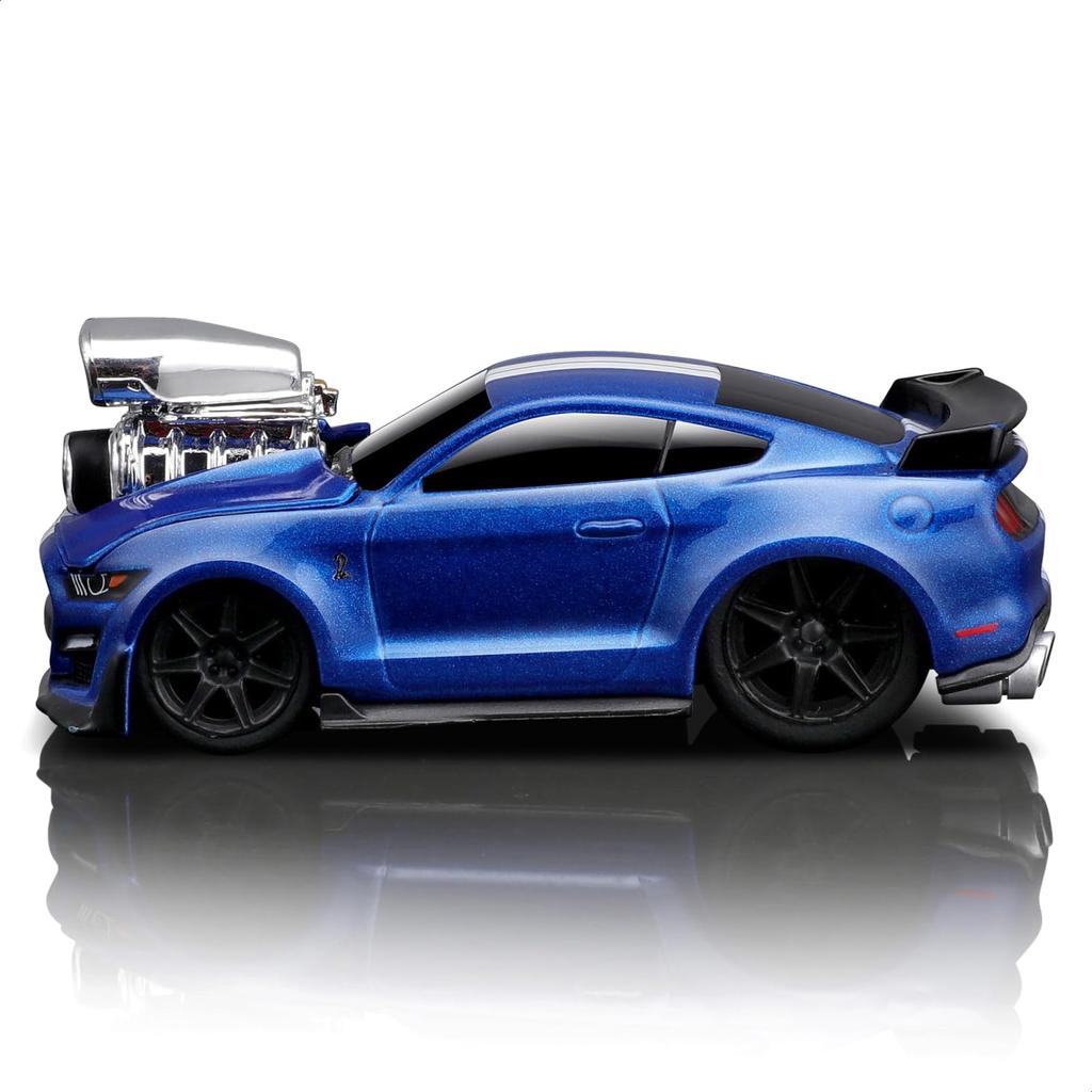 Maisto Scale Muscle Machines Serie Diecast Modellauto Mustang Shelby GT500 Blau 1/64 6-8 (2020 - 15576)
