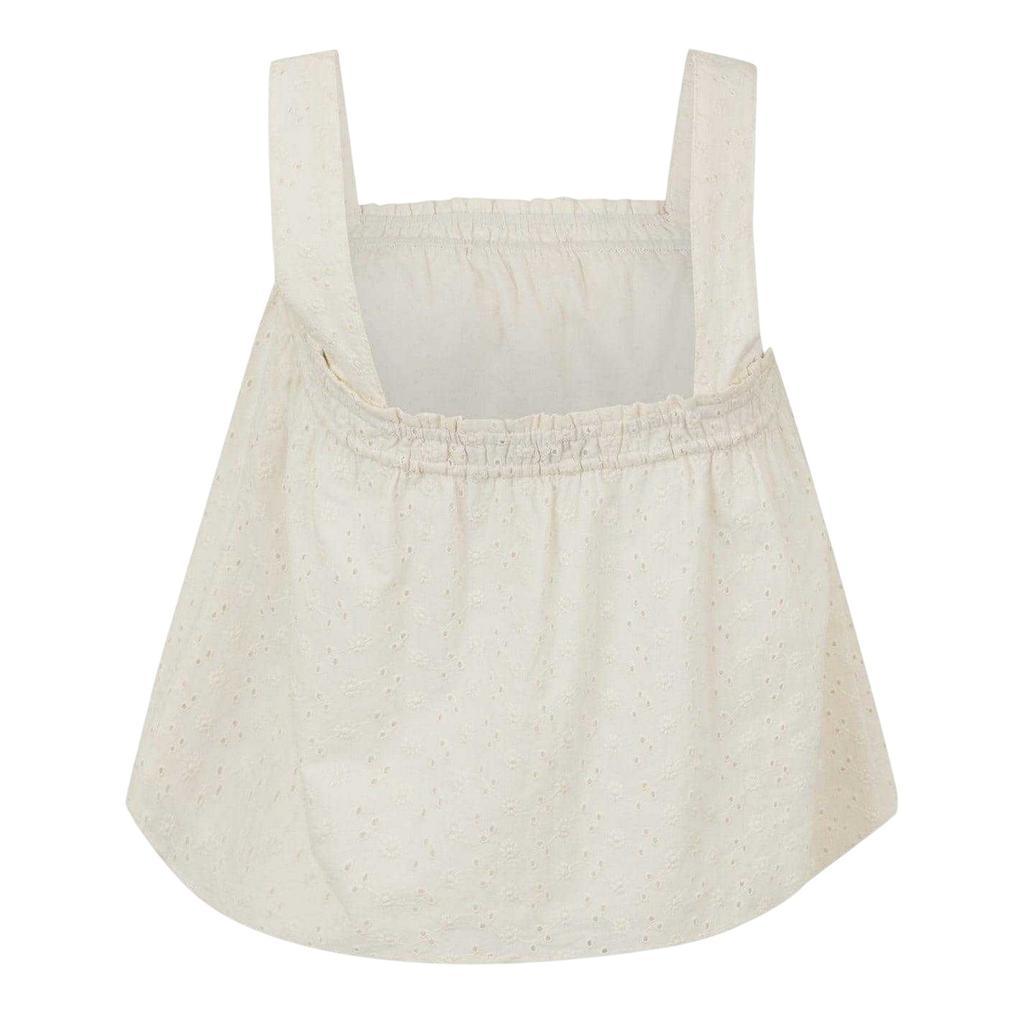 Jack Wills Womens/Ladies Broderie Cotton Shirred Top