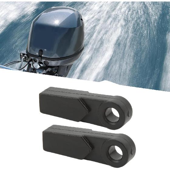 Remote Control Cable Ends, 2Pcs Outboard Remote Cable End Connectors, 663-48344-00-00 Compatible with Outboard 9.9 15 1996-2014