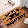MADAFAKAS Carpet Pattern Mat Outdoor Non-slip Easy To Clean Cat Rug Resistant Doormat Washroom Entrance Decor Washable Carpet