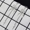 Women's Drop Dangle Earring Five-pointed Star Pendant Sacred Black Sword Gothic Jewelry Earring for Women Teens Girls