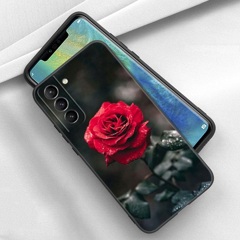 

Яркий чехол для телефона с цветами красной розы для iPhone Samsung Galaxy Redmi Xiaomi Oppo OnePlus Note SA 7 8 9 10 11 12 13 14 20 21 22 23 53 54 Pro Max Ultra Samsung Galaxy S9 Plus