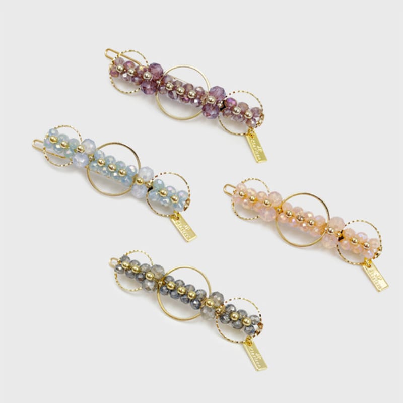 Jean Paul Clarisse Gold Ring Bead Hairpin-S LFSL0200