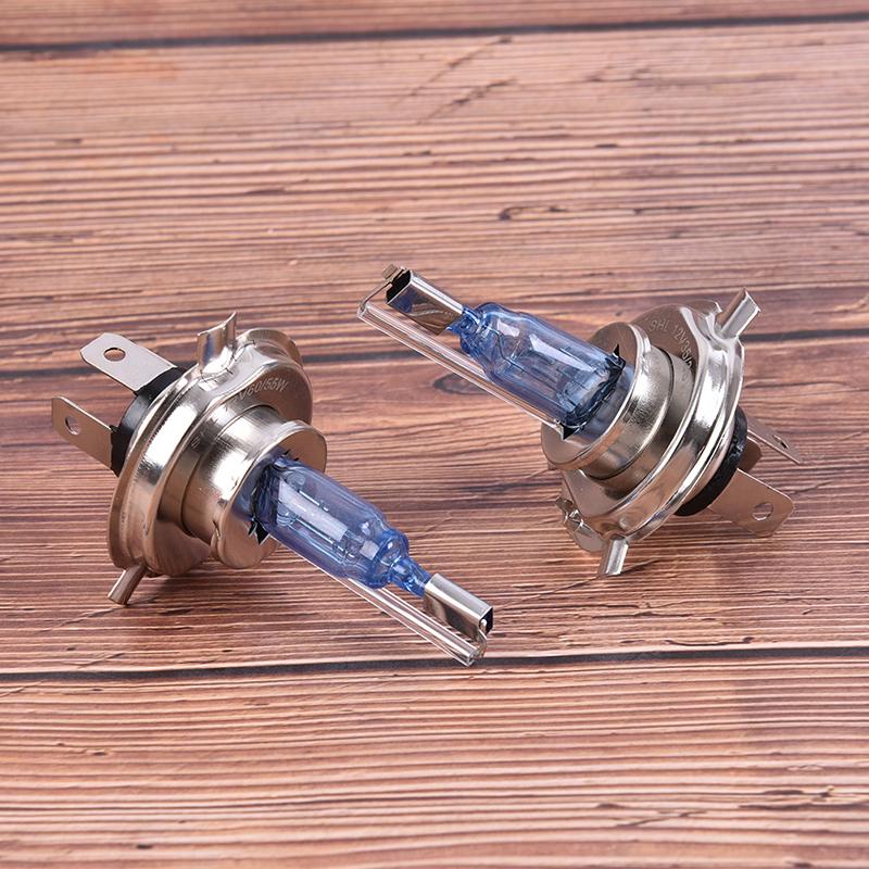2PCS/set Super Bright 35/55w Car H4 Halogen Lamp Socket Auto Headlight Bulb High Quality Glass Metal