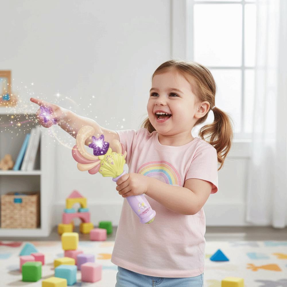 With Light Fairy Wand With Music Glowing Wand Magic Wand Toy Christmas Halloween