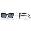 Latest Large Spectacle Frame Frame Rectangular Sun Glasses Glasses Womens Designer Style Style Trendy Sun Eyeglasses Ladies Outdoor Travel Eyewear