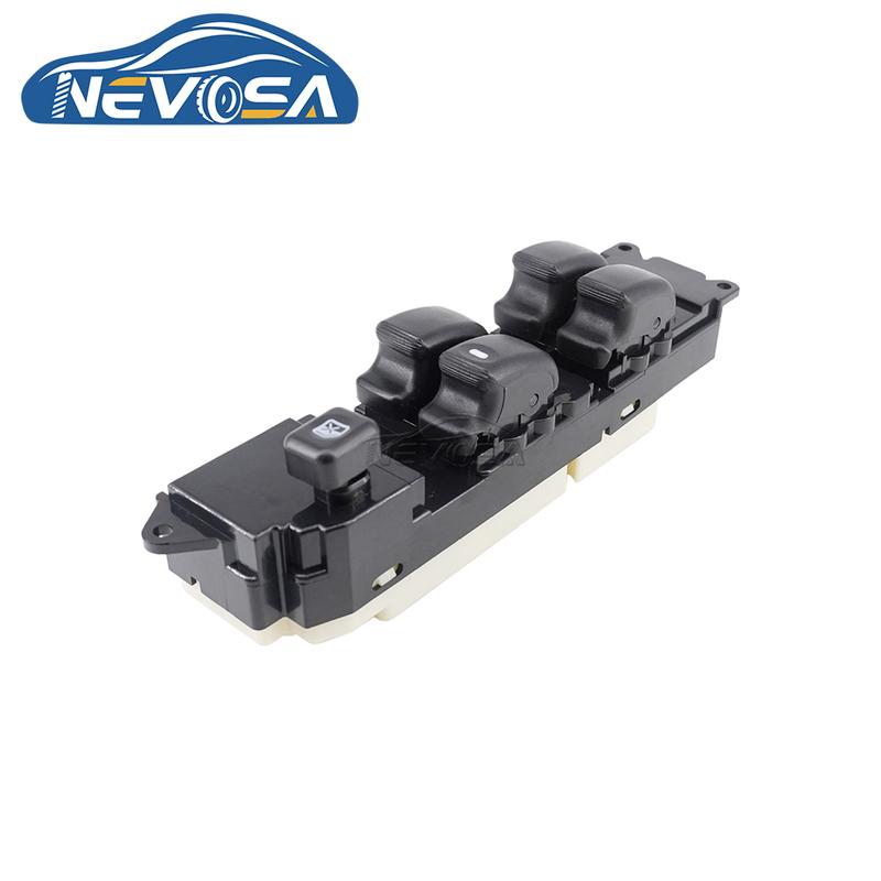 NEVOSA MR732119 For Mitsubishi Triton L200 K62T K74T General Car Part Driver Front Door Power Window Switch Lifter Button 10P