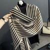 New imitation cashmere scarf women's winter versatile thickened double-sided student windproof scarf air conditioner shawl